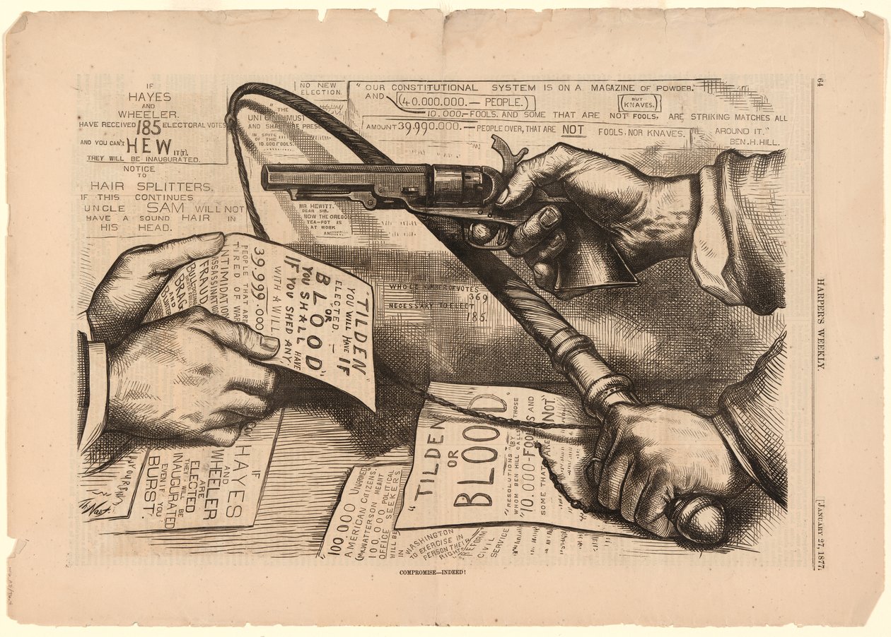 Tilden ou « Blood Compromise »  – Tout à fait ! - Thomas Nast