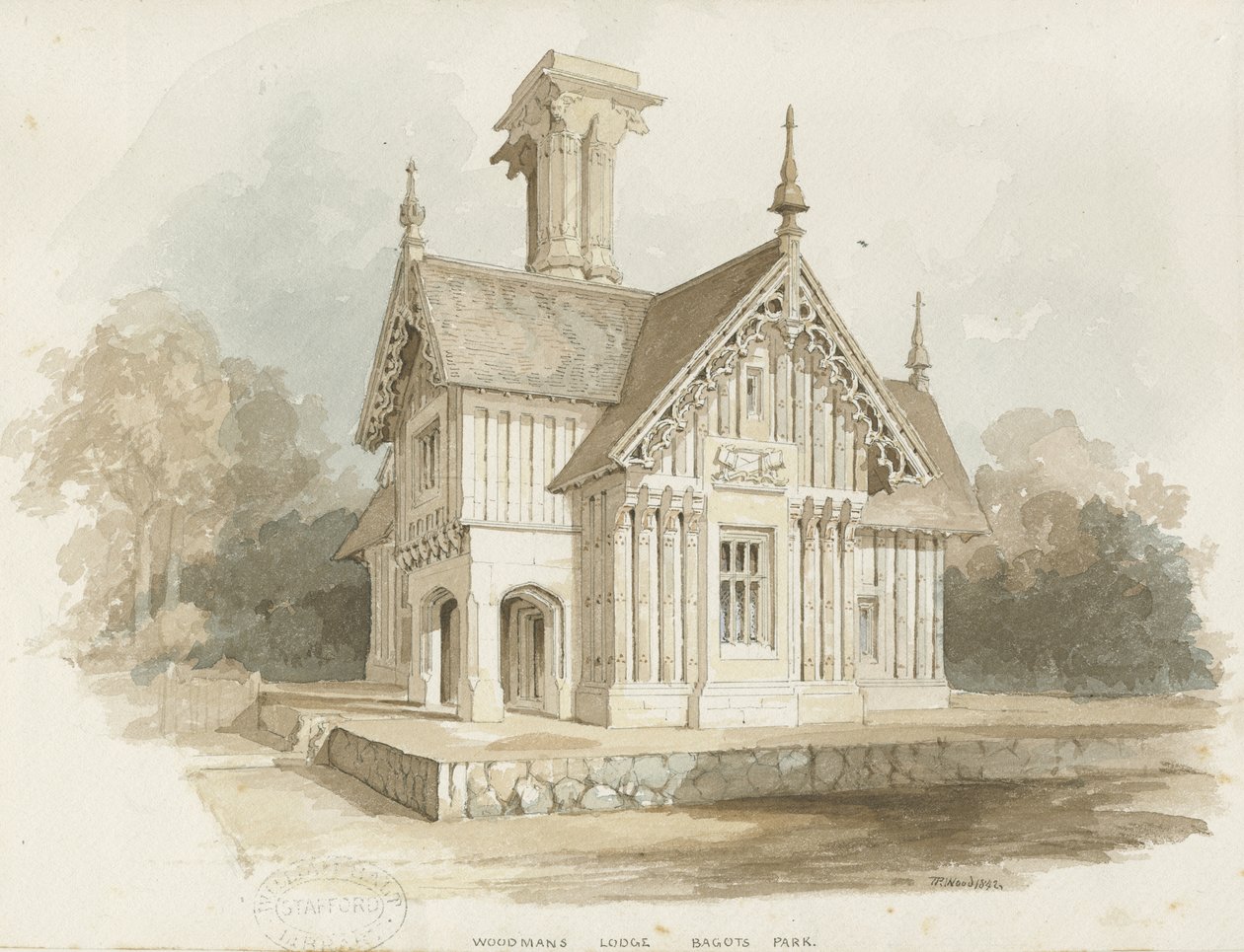 Blithfield - Pavillon à Bagot Park - Thomas Peploe Wood