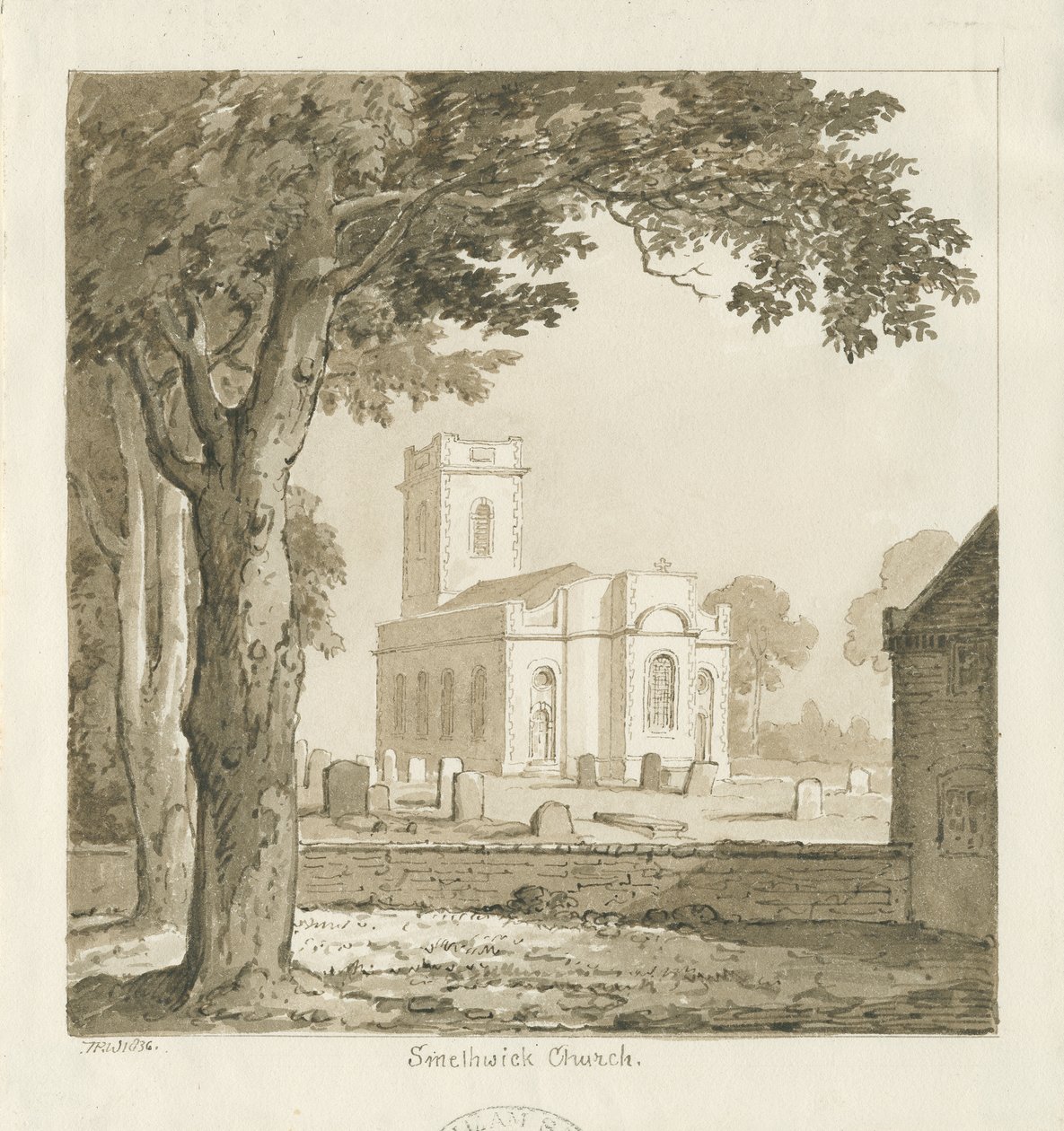Église de Smethwick, 1836 - Thomas Peploe Wood