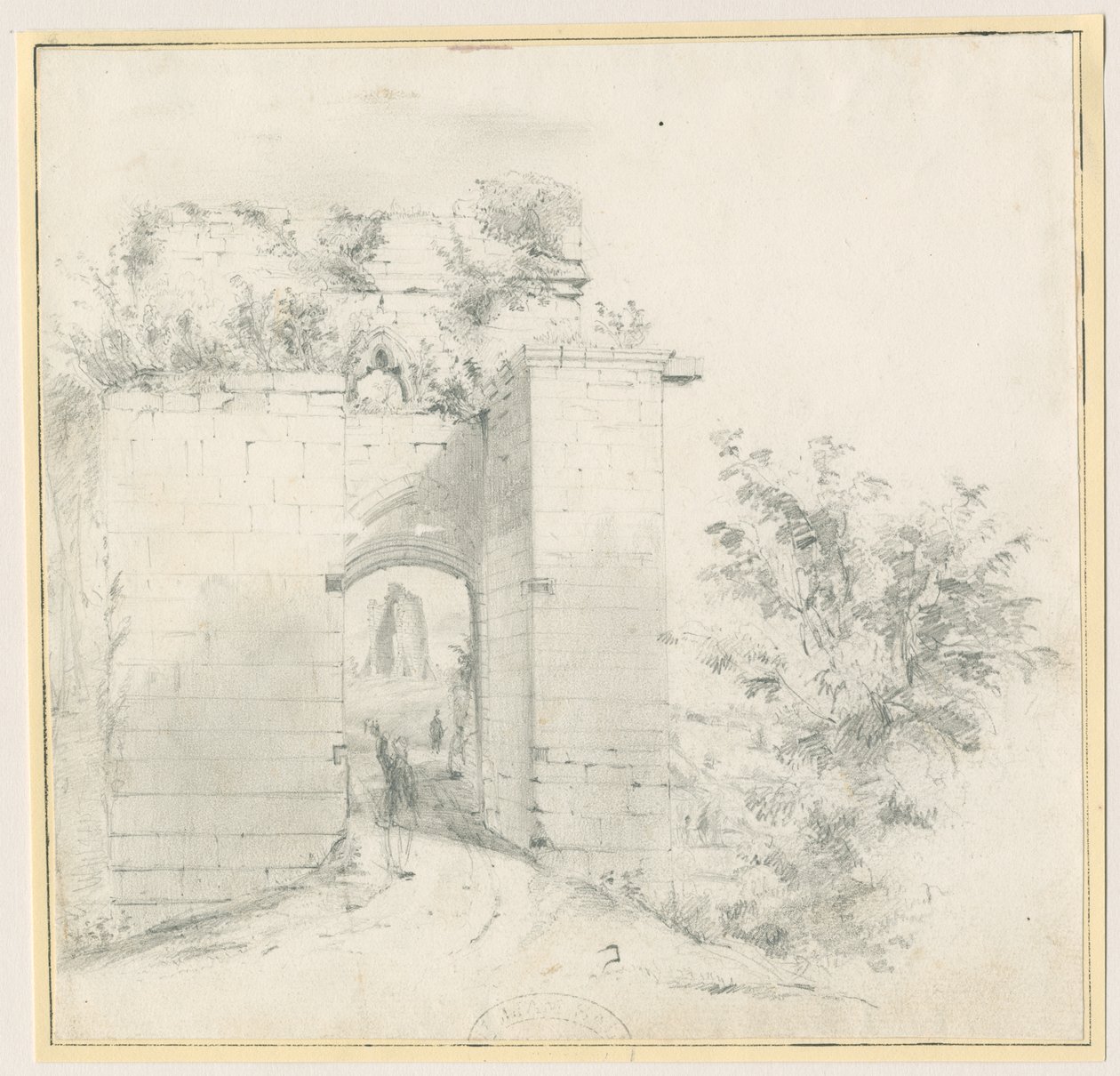 Château de Tutbury - Porte d