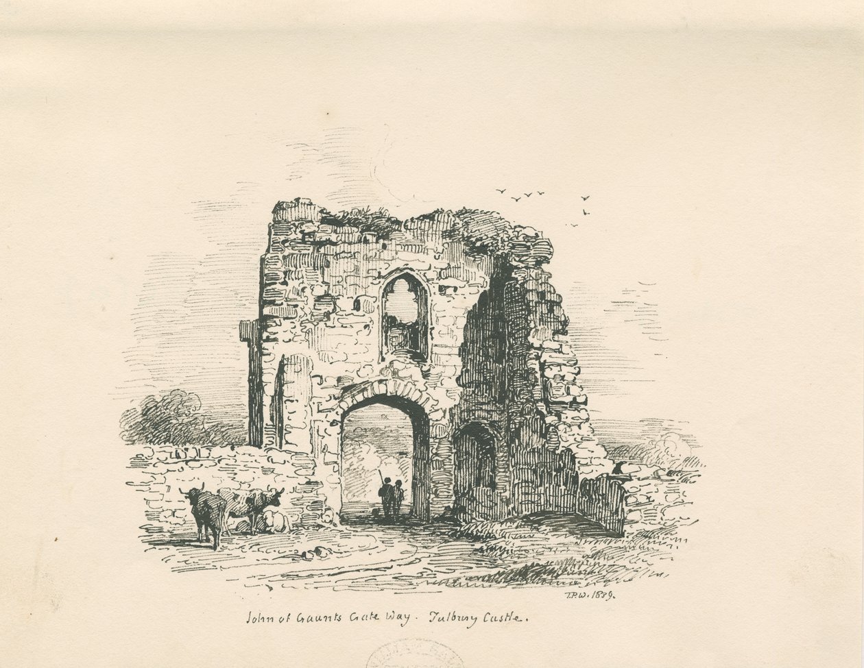 Château de Tutbury - Porte de John of Gaunt - Thomas Peploe Wood