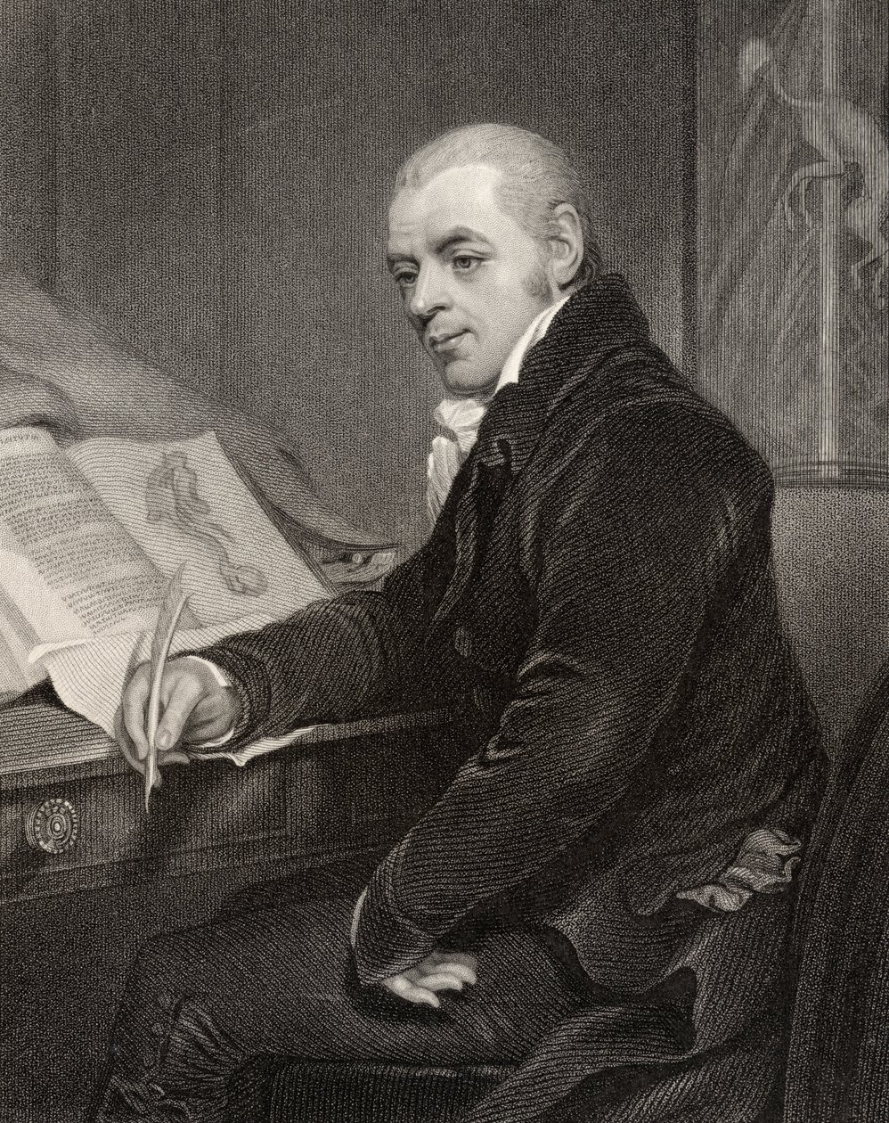 Joshua Brookes, gravé par H. Cook, de 