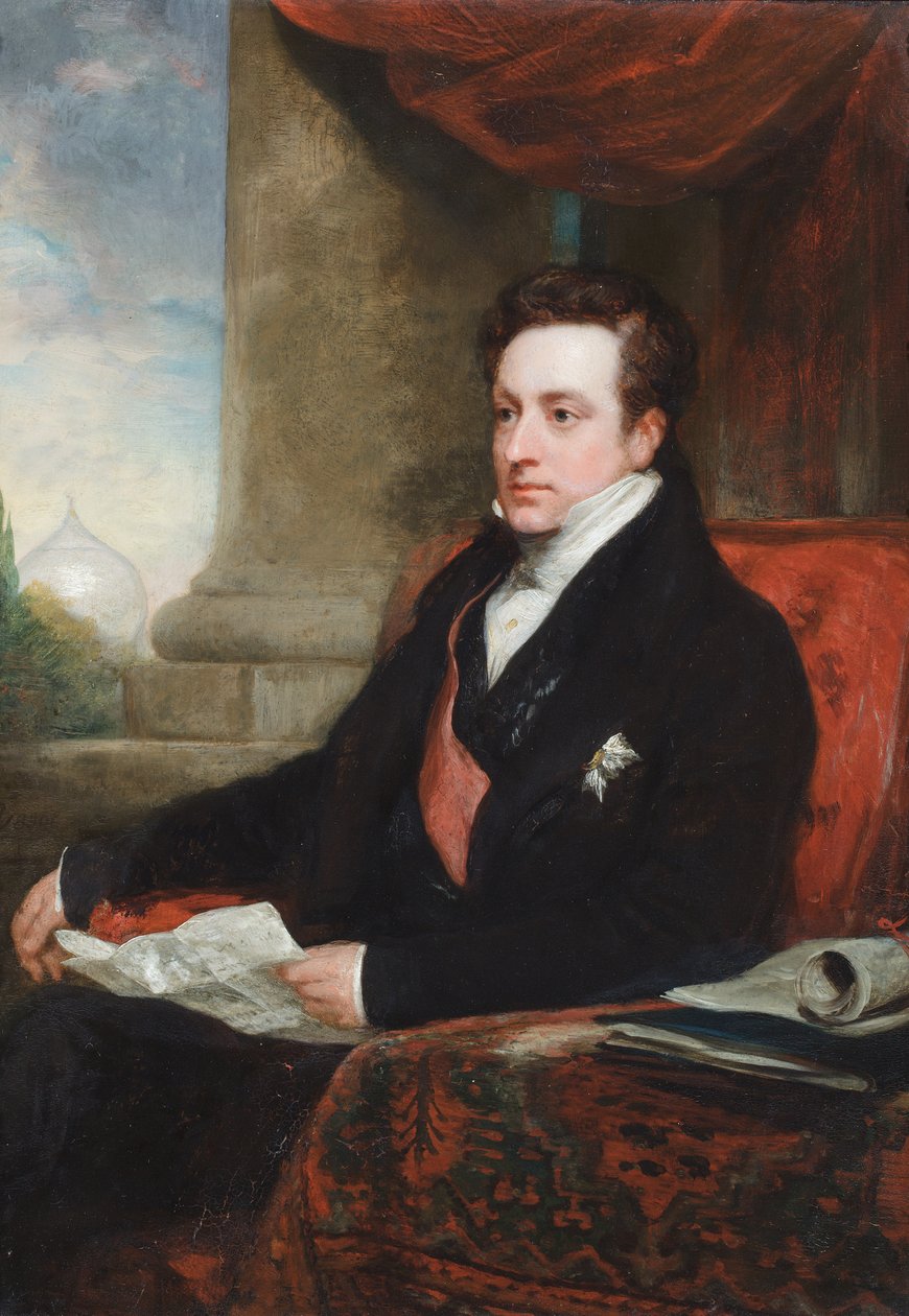 Portrait de Percy Clinton Smythe, 6e vicomte de Strangford - Thomas Phillips