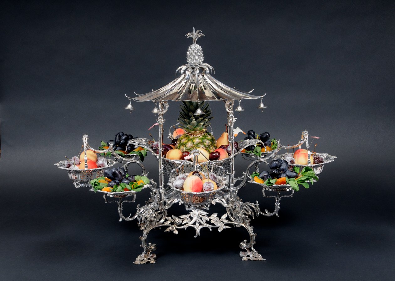 Épergne chinoiserie - Thomas Pitts
