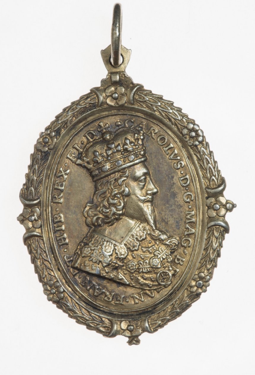 Badge de soutien de Charles Ier et Henriette Marie, vers 1649 - Thomas Rawlins