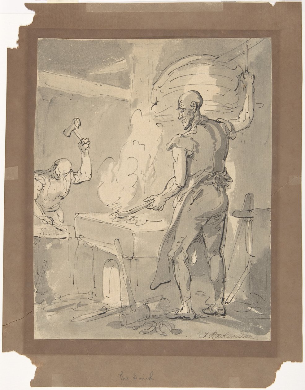 Un forgeron - Thomas Rowlandson