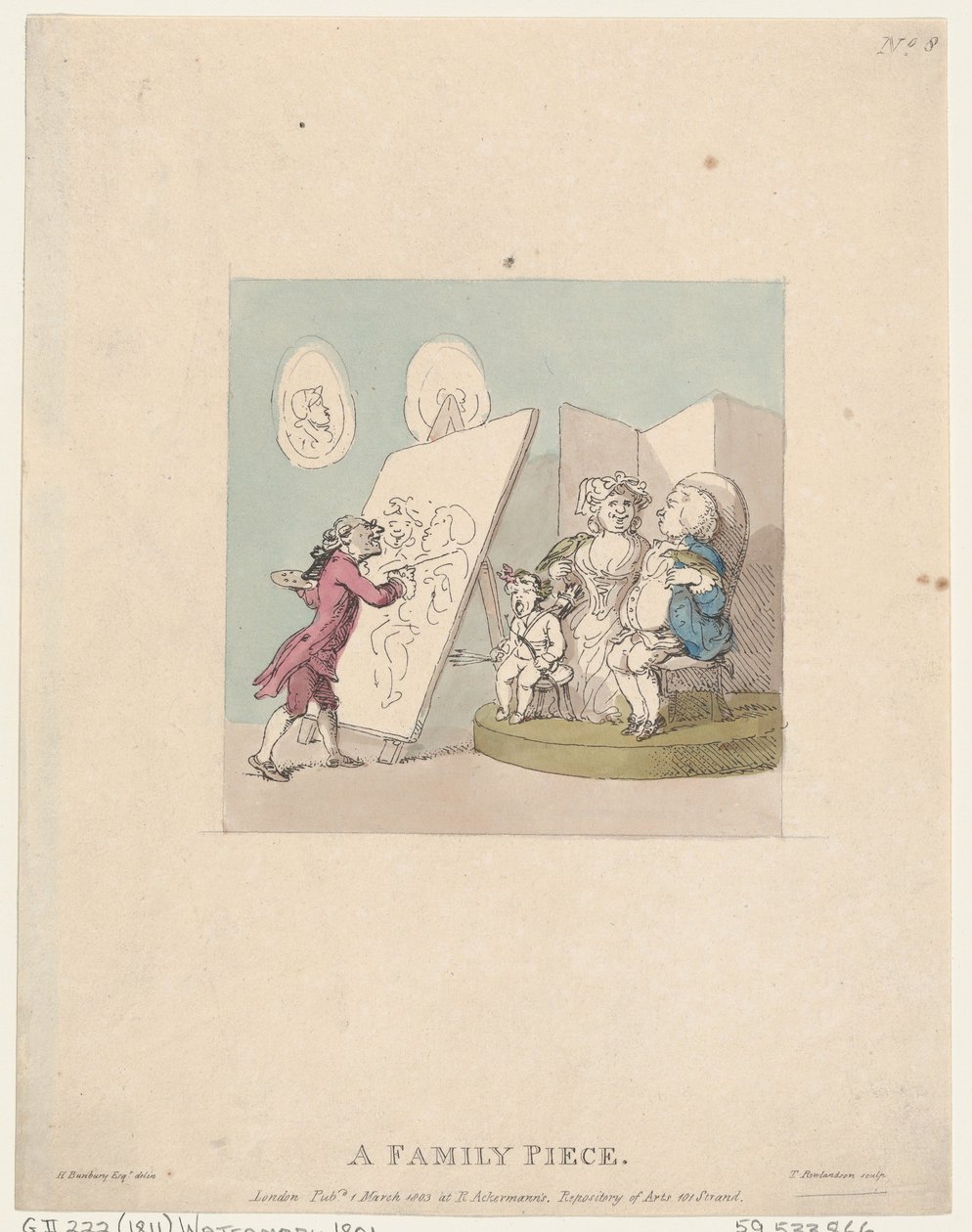 Une Pièce de Famille - Thomas Rowlandson