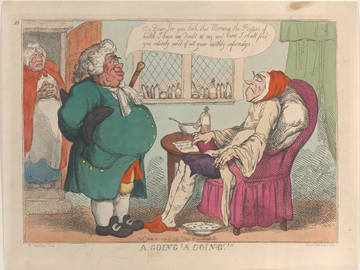 A vendre! A vendre!!!, 10 juin 1809 - Thomas Rowlandson