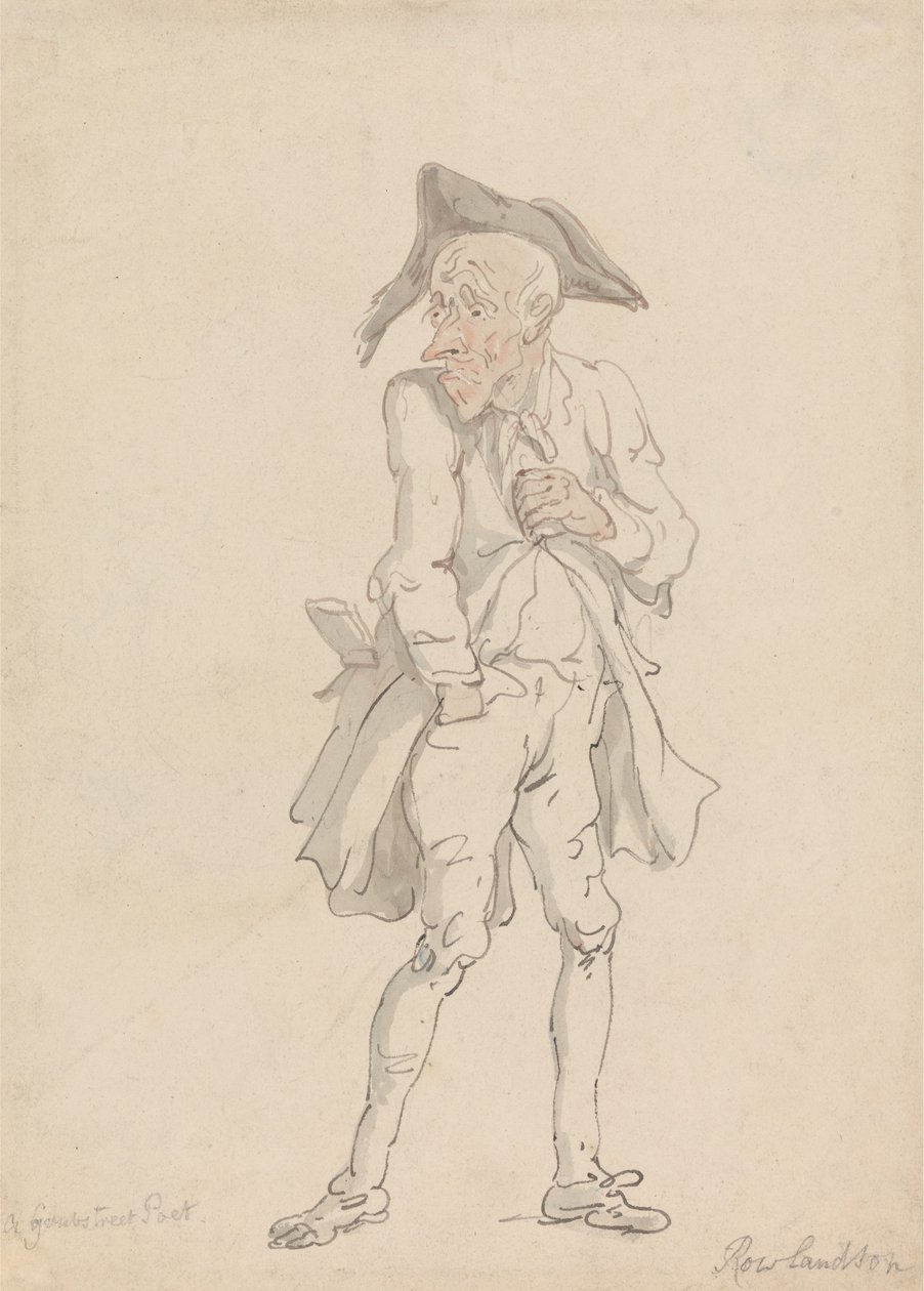 Un poète de Grub Street - Thomas Rowlandson
