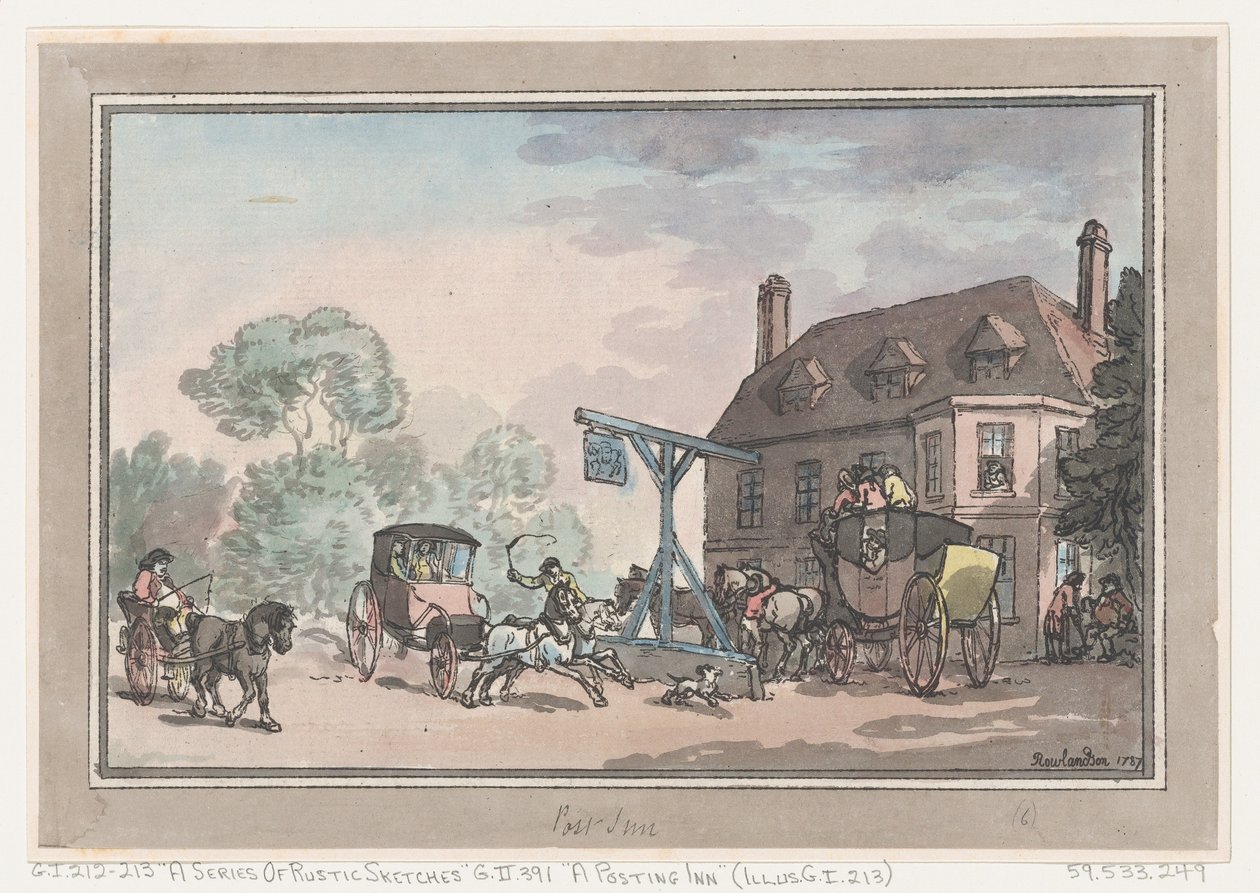 A Posting Inn - Thomas Rowlandson