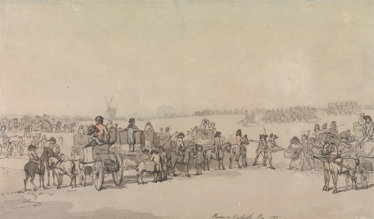 Une critique sur Blackheath, mai 1785 - Thomas Rowlandson