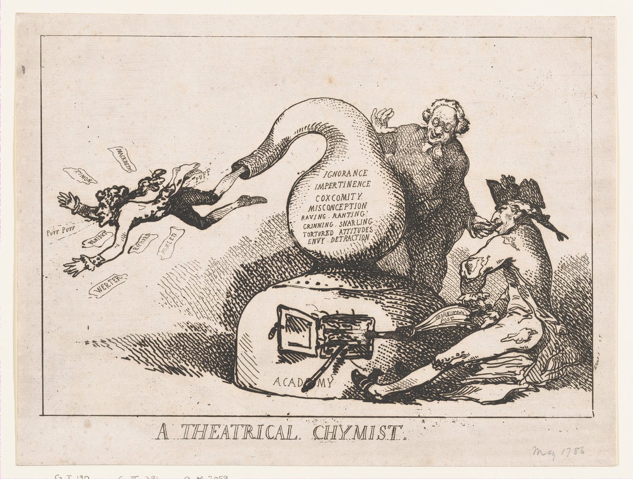 Un chimiste de théâtre - Thomas Rowlandson