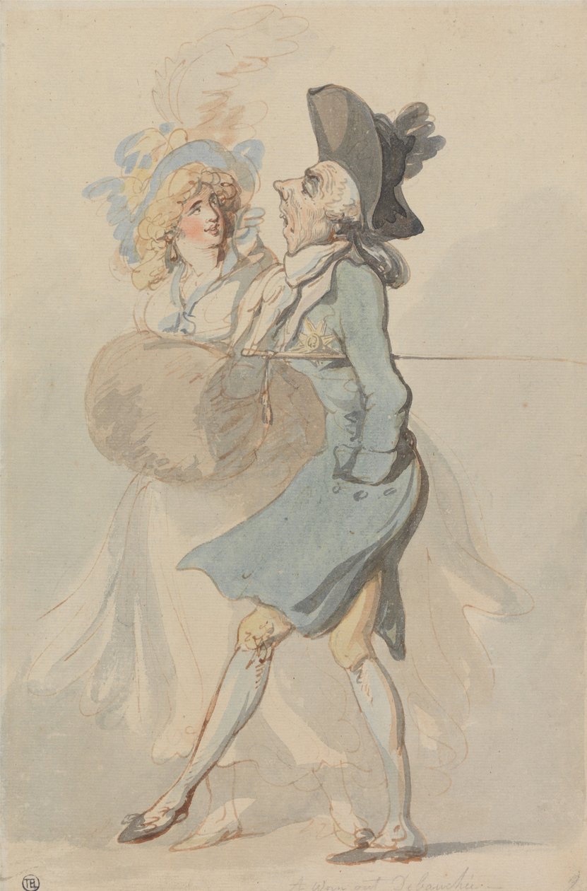 Une débauchée à bout de forces - Thomas Rowlandson