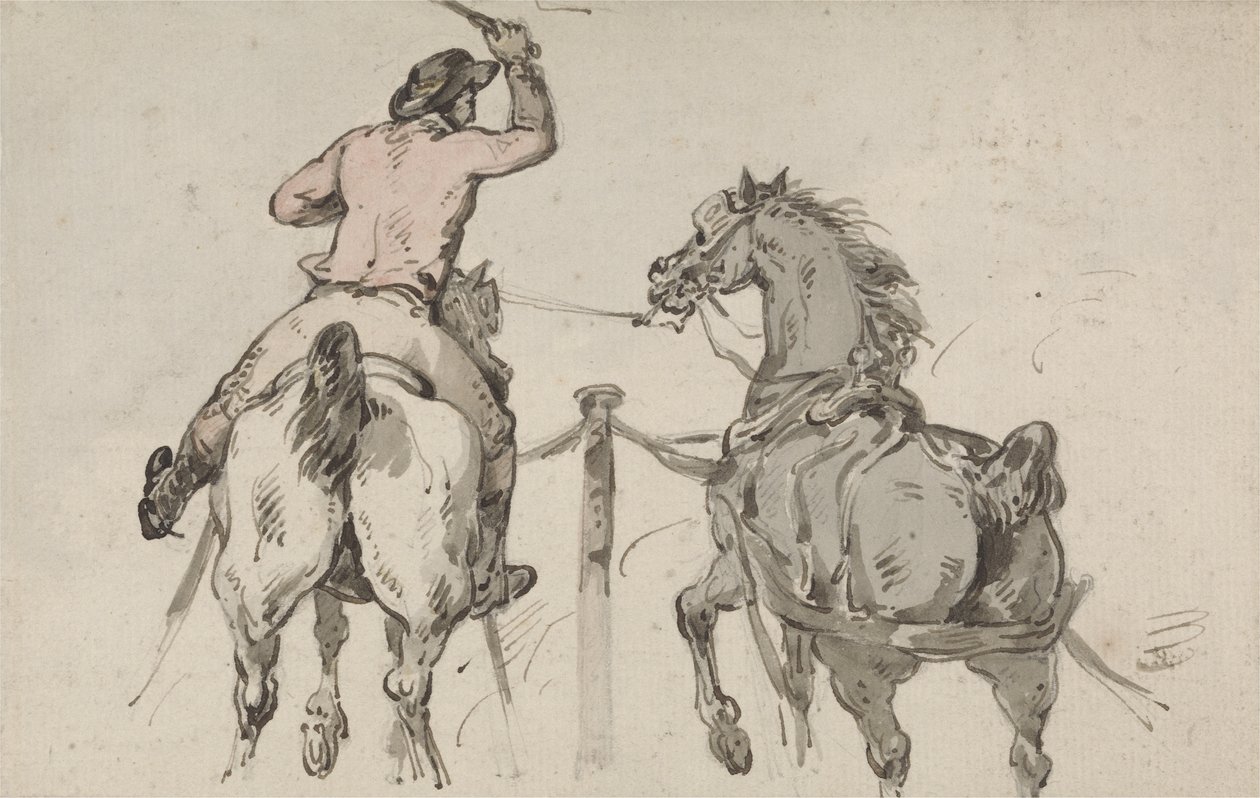 Un Postillon anglais, vers 1785 - Thomas Rowlandson
