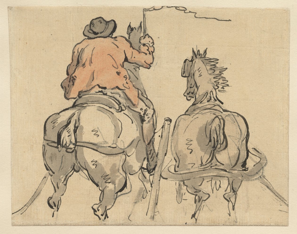 Un postillon anglais - Thomas Rowlandson