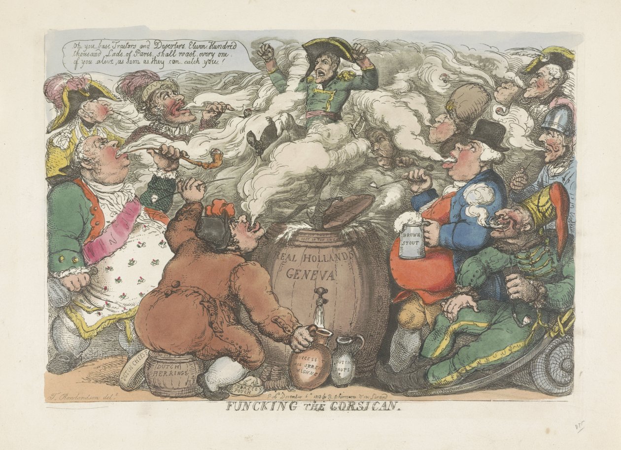 Beroking van de Corsicaan - Thomas Rowlandson