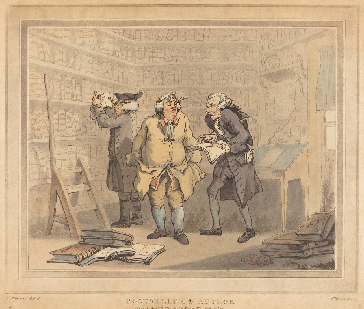 Libraire et auteur - Thomas Rowlandson