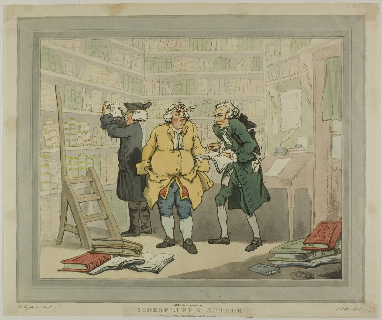 Libraire et auteur - Thomas Rowlandson