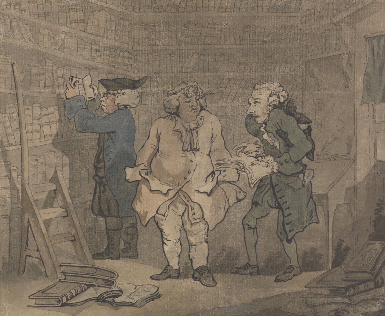Libraire et auteur - Thomas Rowlandson