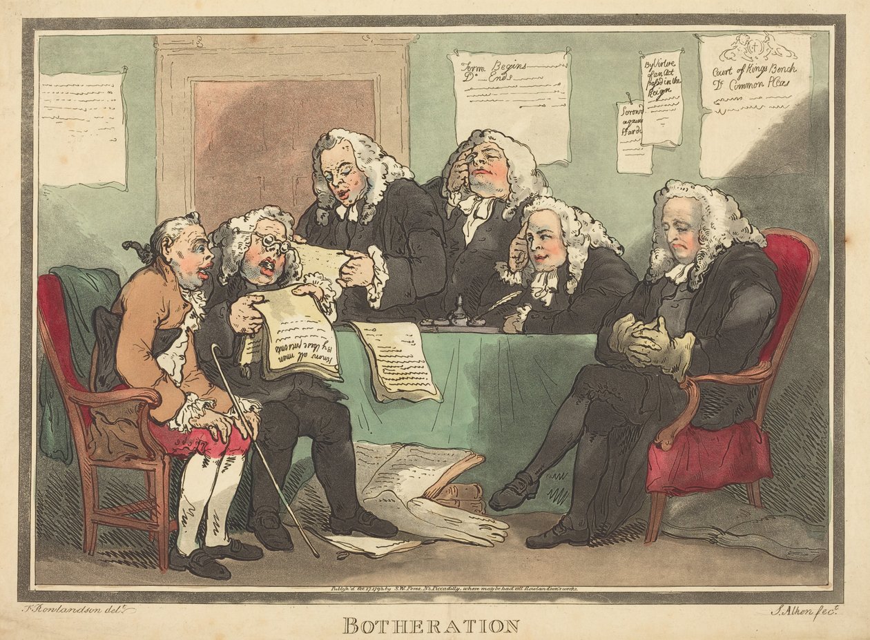 Fâcheuse situation - Thomas Rowlandson