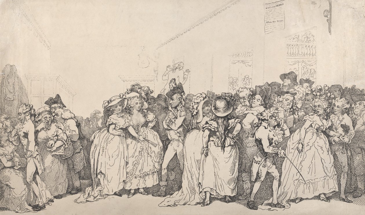 Chaises longues Box Lobby - Thomas Rowlandson