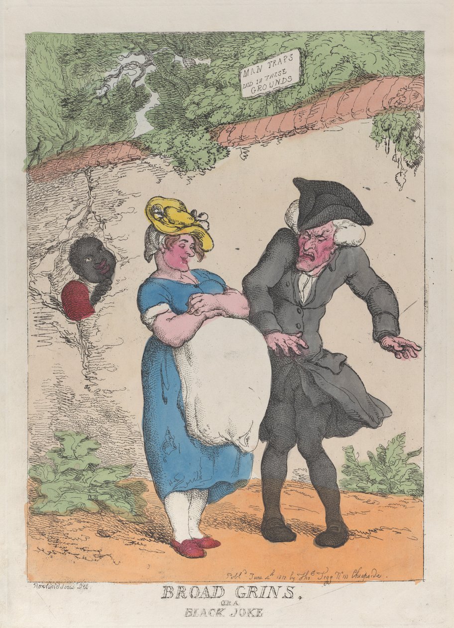 Grands sourires, ou une blague noire, 4 juin 1812 - Thomas Rowlandson