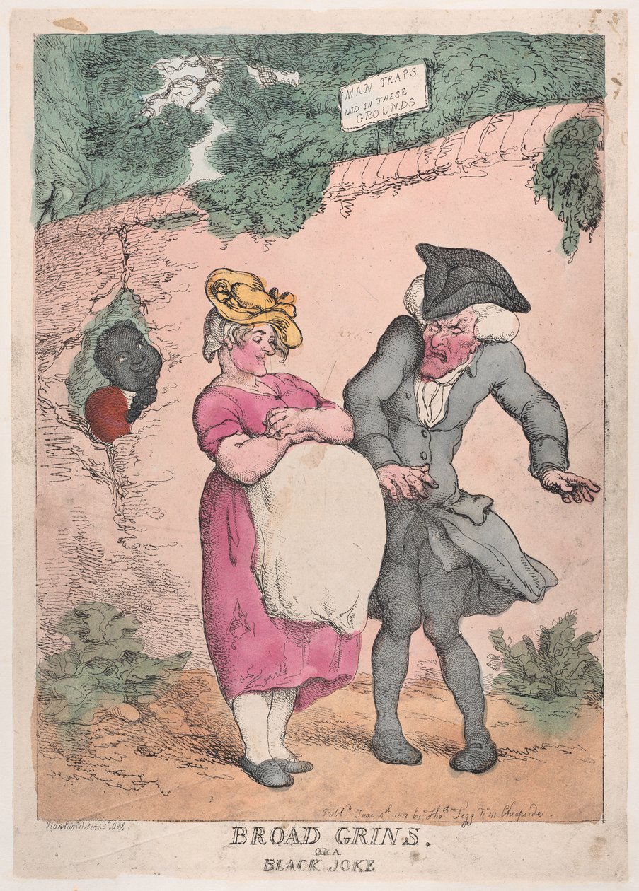 Large sourire, ou une blague noire - Thomas Rowlandson