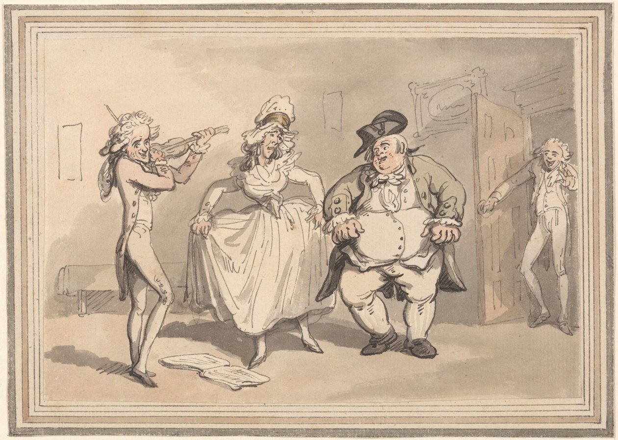 Les plaisirs du bain : une séance privée avant le bal - Thomas Rowlandson
