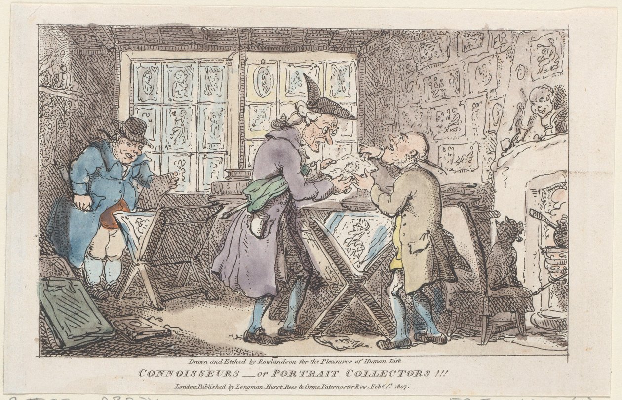Connaisseurs ou collectionneurs de portraits !!! - Thomas Rowlandson