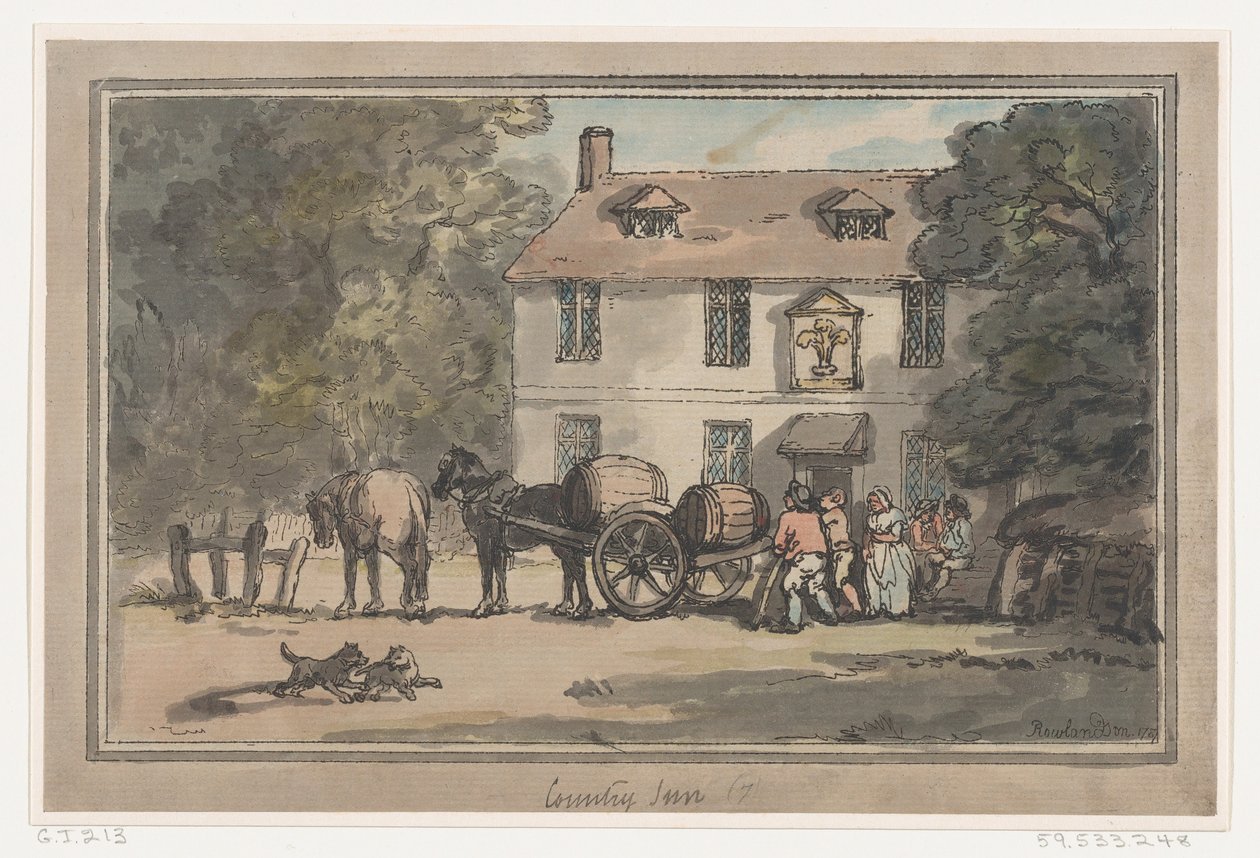 Auberge de campagne - Thomas Rowlandson