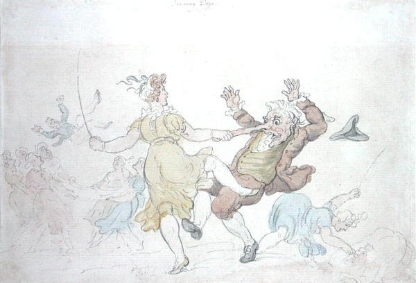 Chiens dansants - Thomas Rowlandson