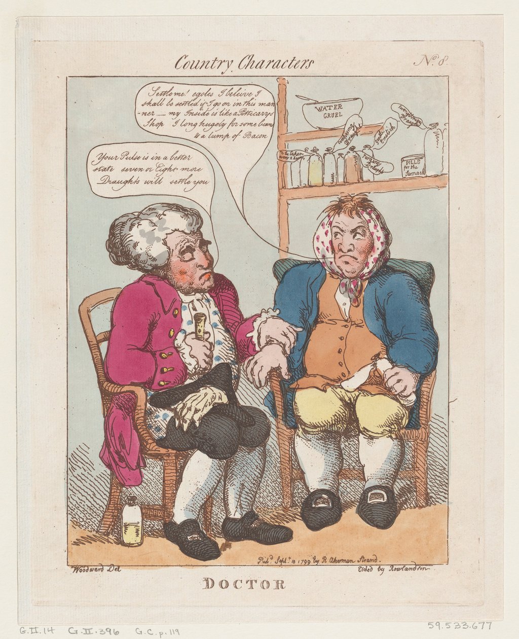 Docteur, 10 septembre 1799 - Thomas Rowlandson