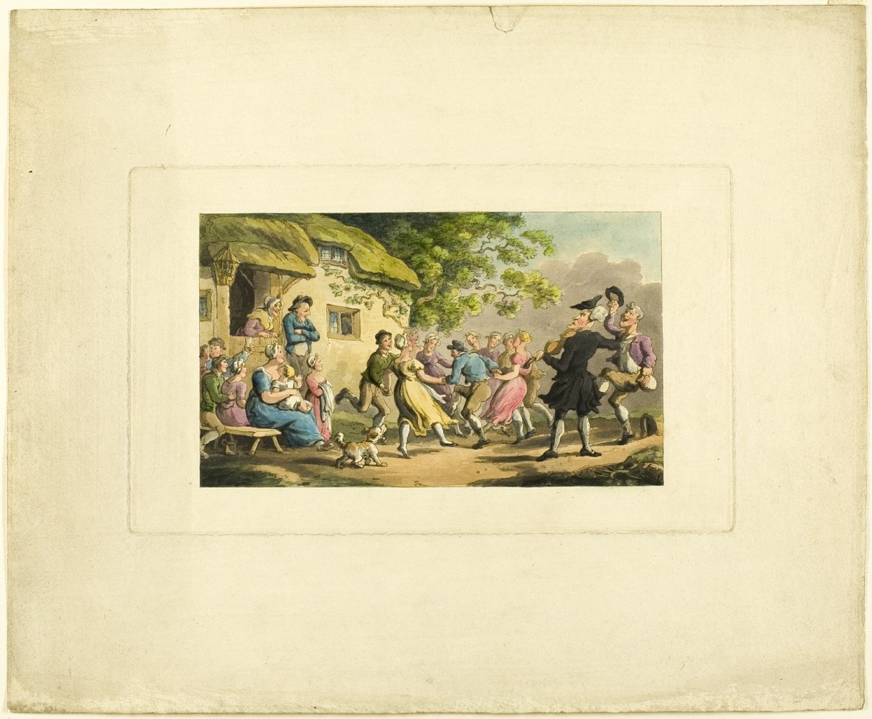Docteur Syntax Sport rural, de Le Tour du Docteur Syntax - Thomas Rowlandson