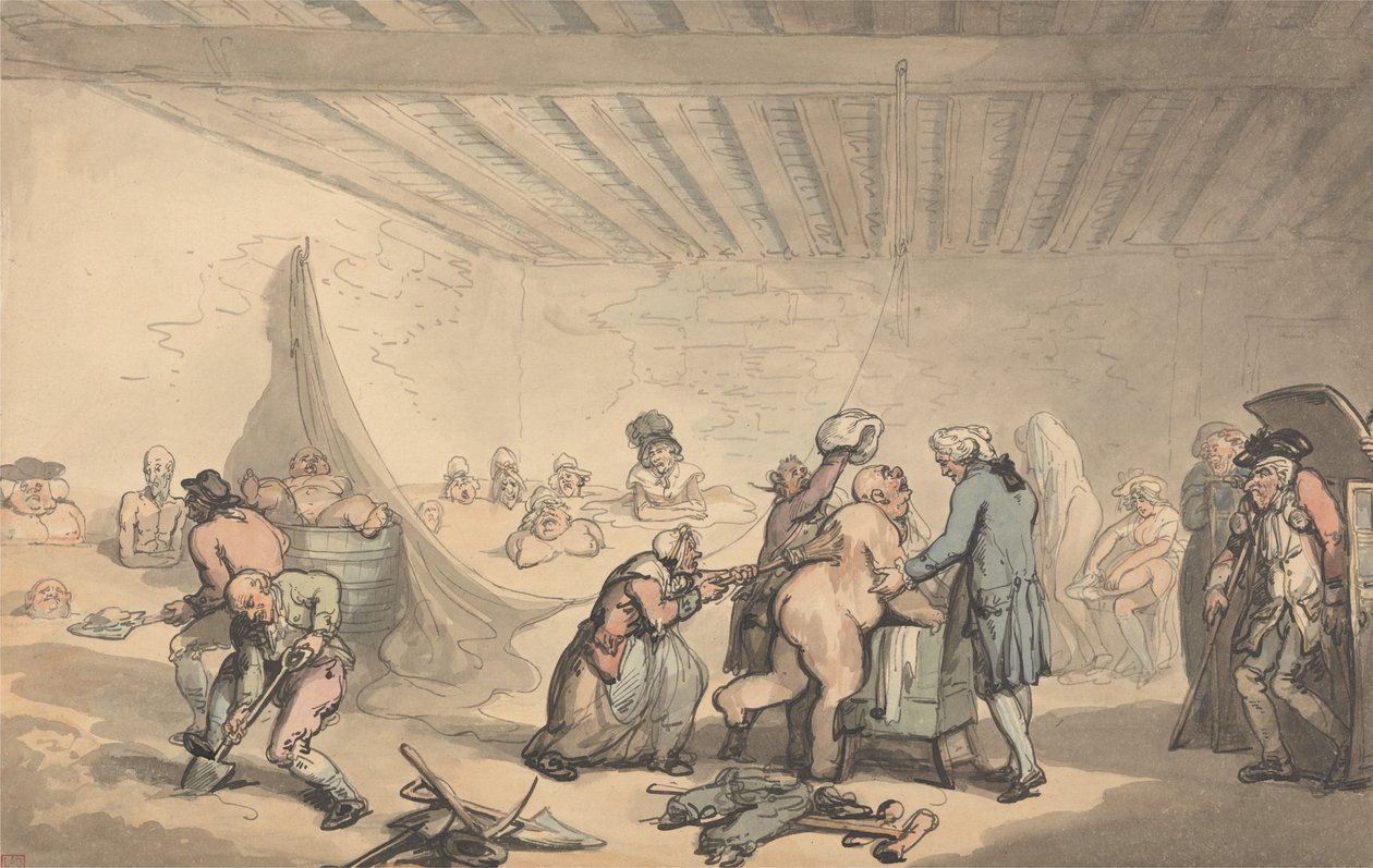 Établissement balnéaire du Dr Graham - Thomas Rowlandson