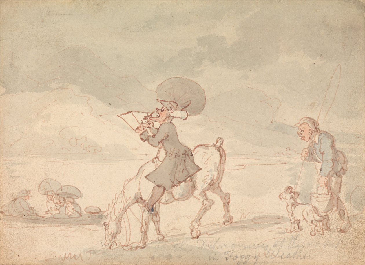 Le Dr Syntax dessine le lac - Thomas Rowlandson