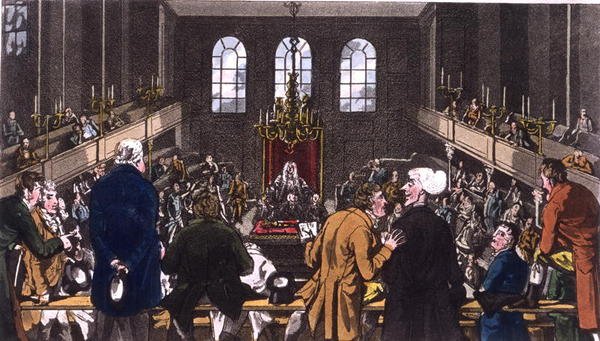 Dr Syntax à la Chambre des Communes - Thomas Rowlandson