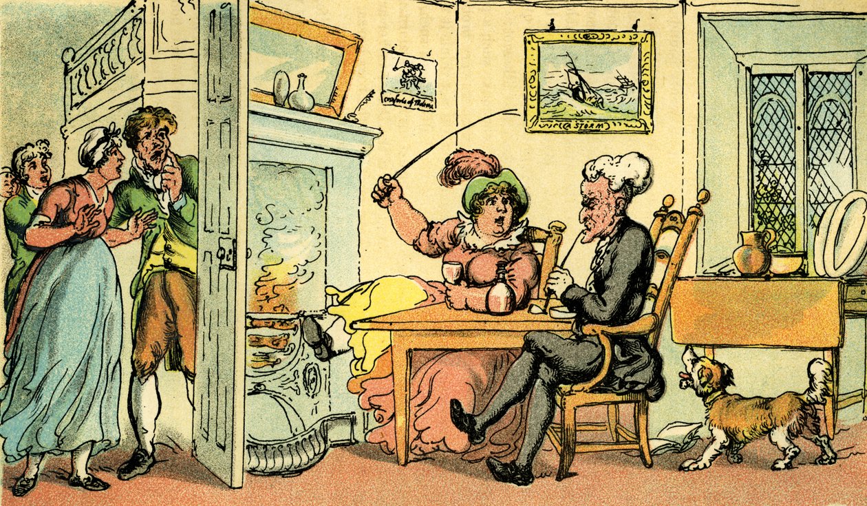 Le Dr Syntax de retour de son tour - Thomas Rowlandson