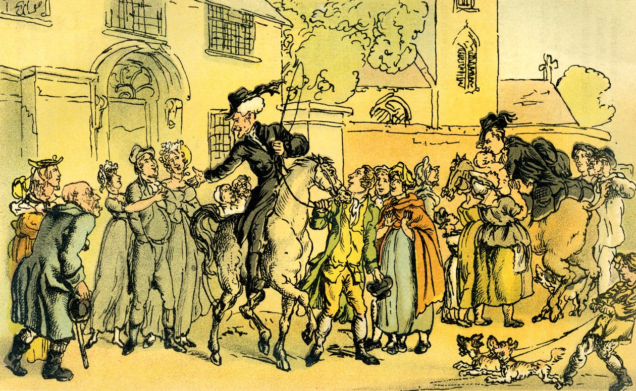 Le Dr Syntax part pour son deuxième voyage - Thomas Rowlandson