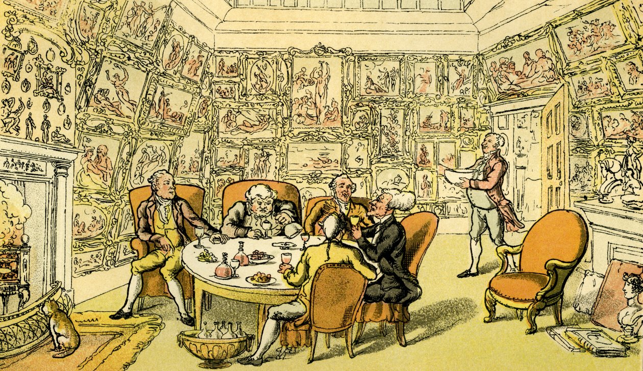 Le Dr Syntax avec mon Seigneur - Thomas Rowlandson