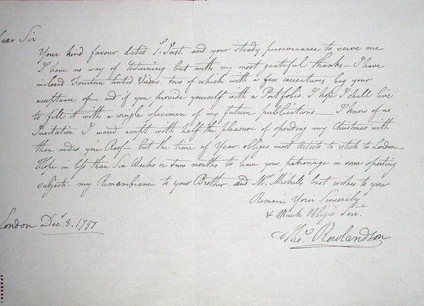 La plus ancienne lettre connue de l
