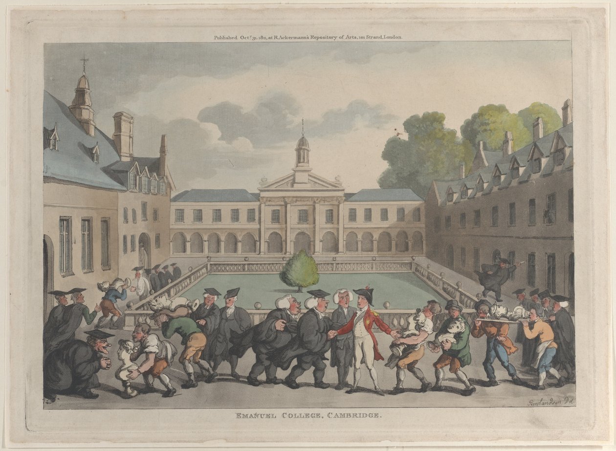 Collège Emmanuel, Cambridge - Thomas Rowlandson