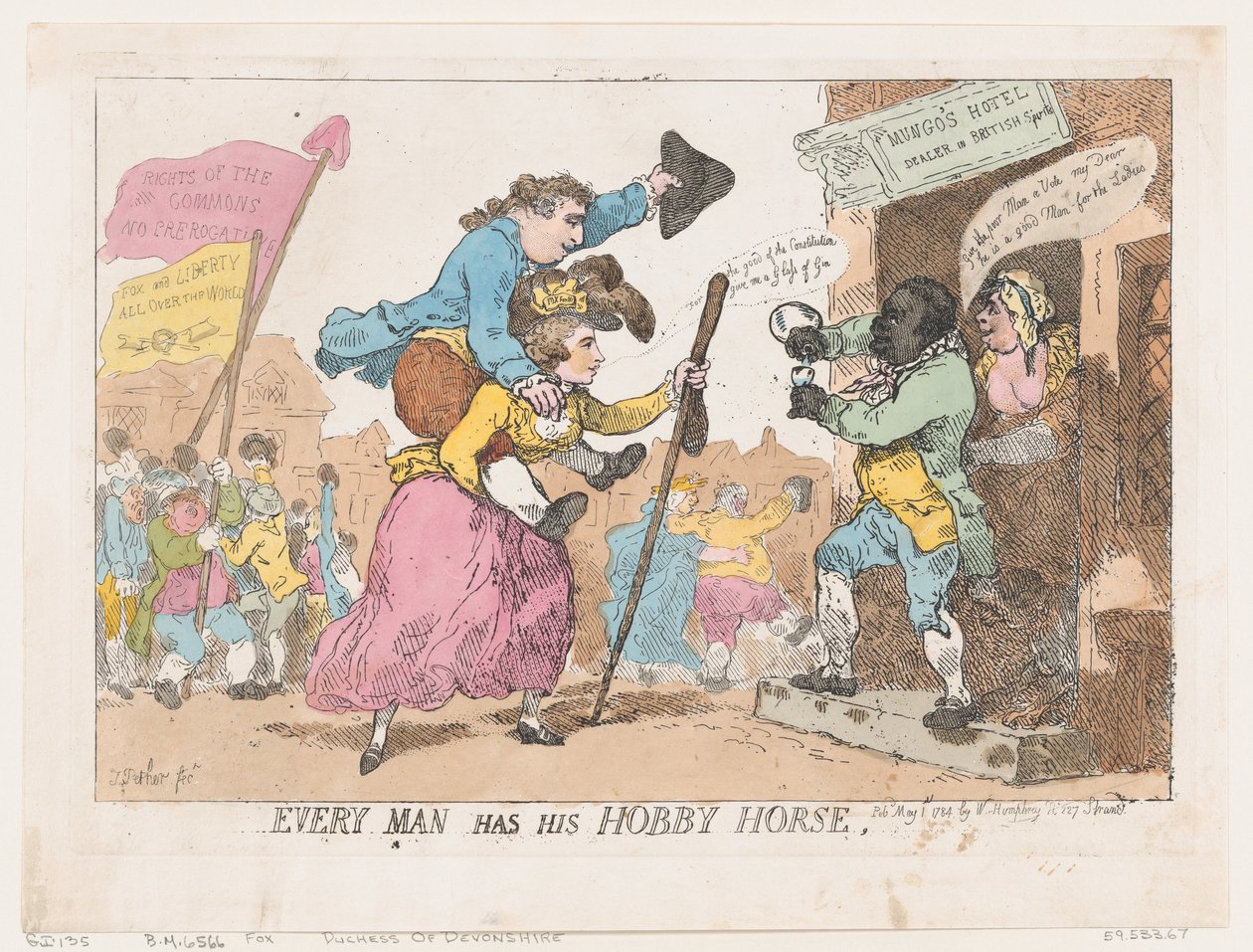 Chaque homme a son dada - Thomas Rowlandson