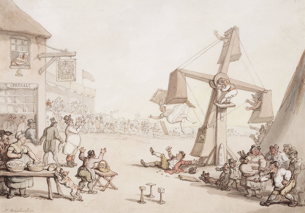 Figures à une foire - Thomas Rowlandson