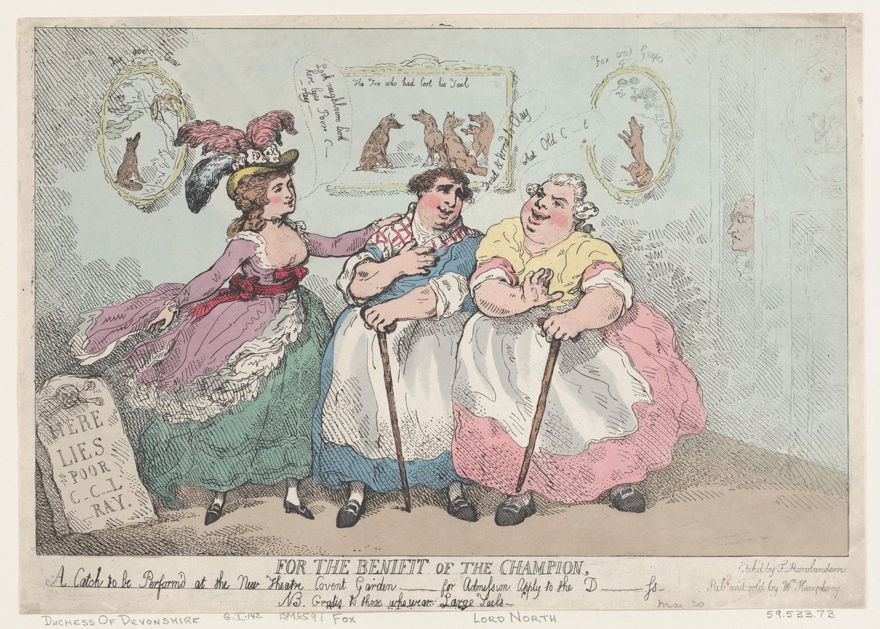 Pour le bénéfice du champion, 20 mai 1784 - Thomas Rowlandson