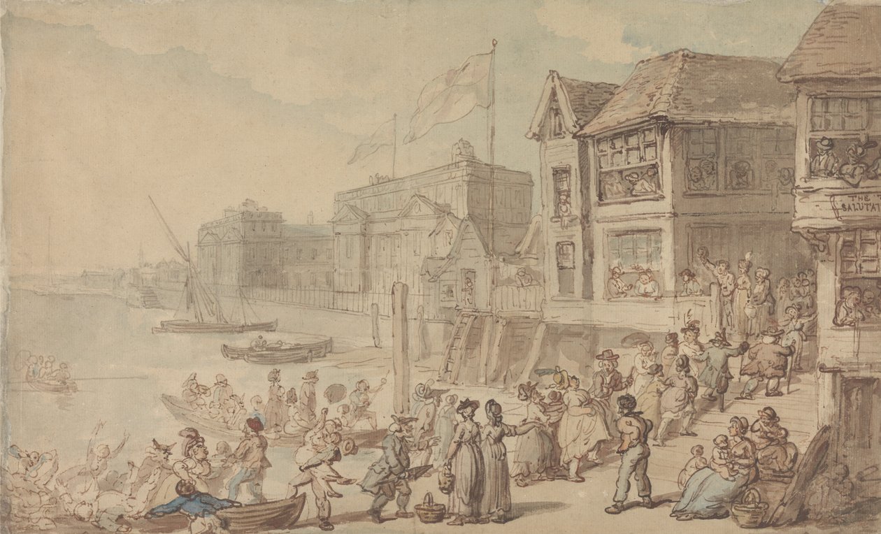 Greenwich - Thomas Rowlandson