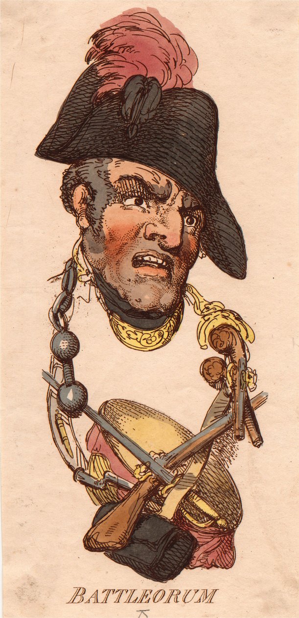 Têtes : Battleorum - Thomas Rowlandson