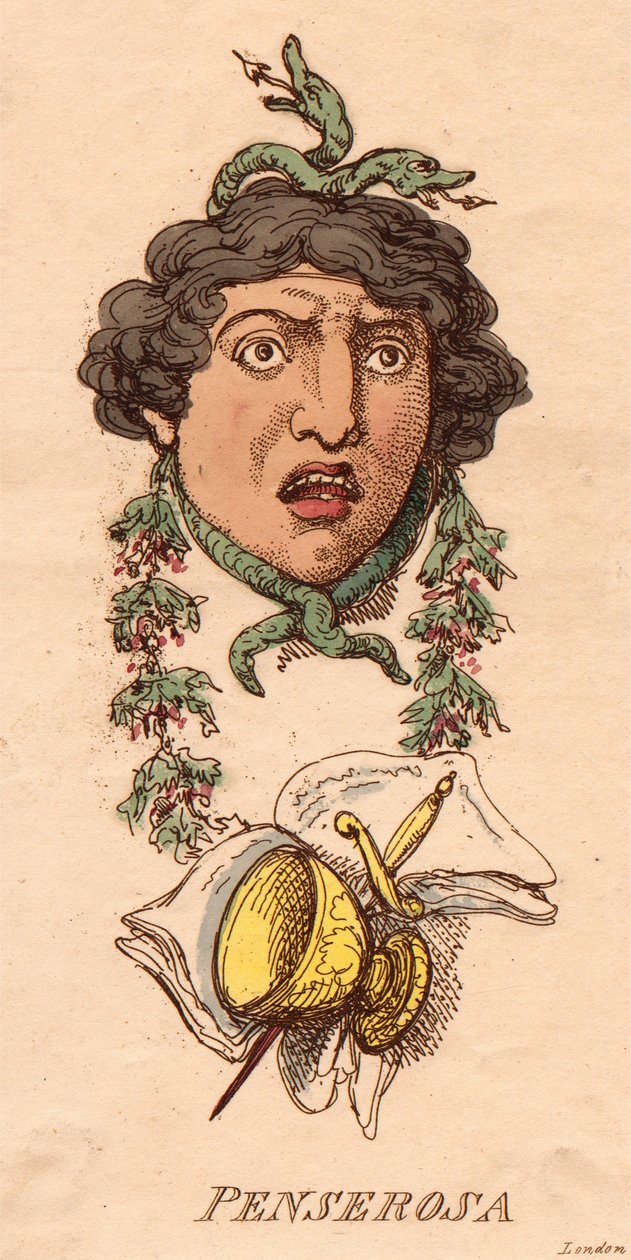 Têtes : Penserosa - Thomas Rowlandson