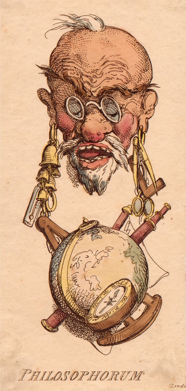 Têtes : des philosophes - Thomas Rowlandson