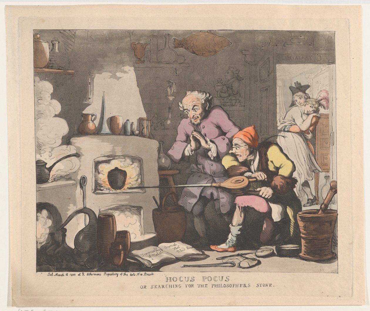 Hocus Pocus, ou la recherche de la pierre philosophale - Thomas Rowlandson