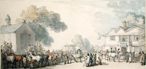 Foire aux chevaux, Southampton - Thomas Rowlandson